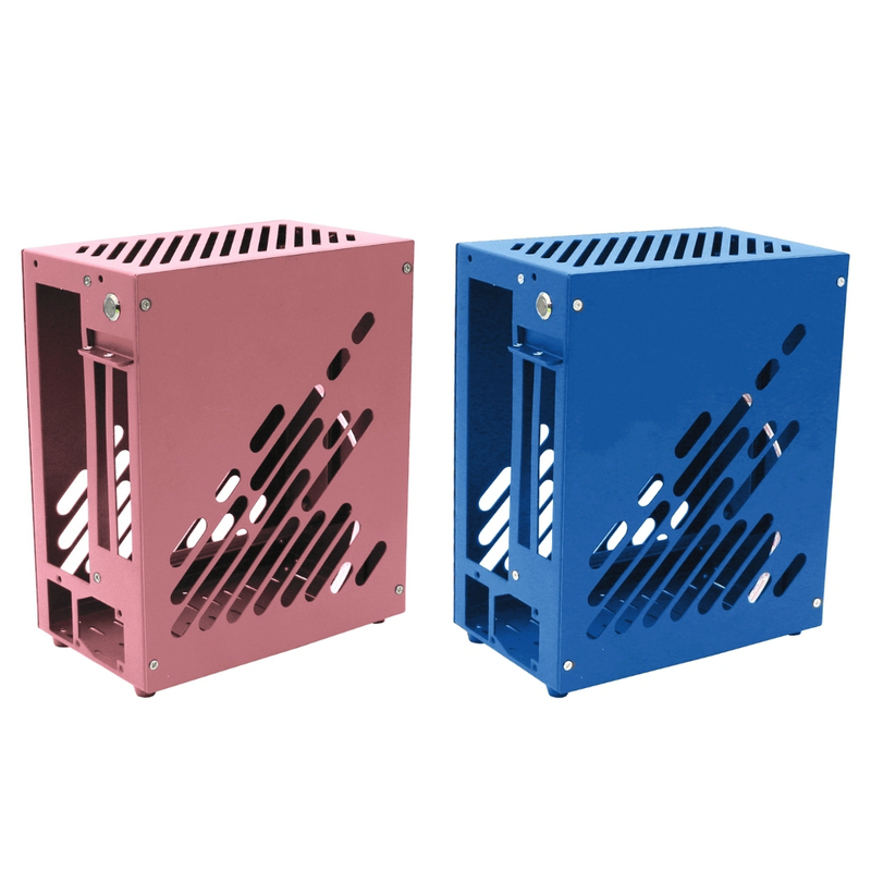 Pc Gaming Pink - M24ITX 휴대용 미니 올 알루미늄 사이드