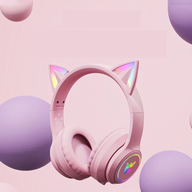 Onikuma B90 핑크 고양이 귀 게임용 헤드셋 R - Pc Gaming Pink 리뷰 및 가격