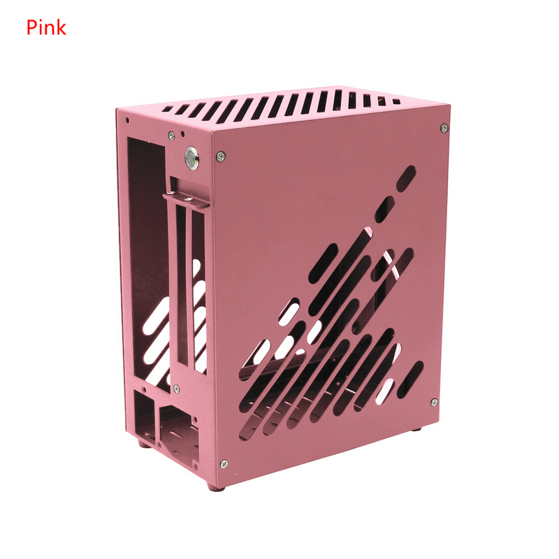 M24ITX 휴대용 미니 올 알루미늄 사이드 스루 A4 - Pc Gaming Pink 리뷰 및 가격