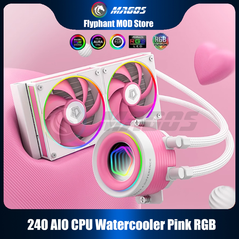 240 AIO CPU 워터쿨러 핑크 RGB 1700 I - Pc Water Cooling 리뷰 및 가격